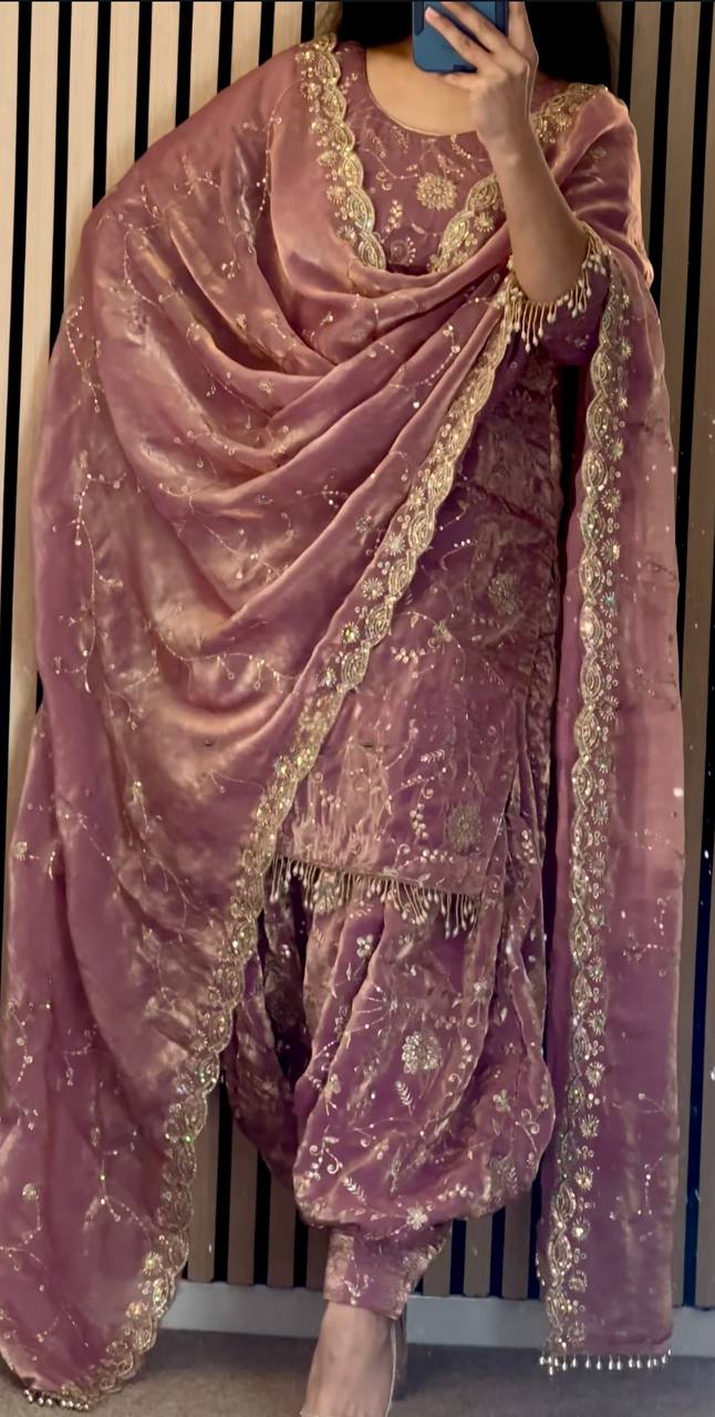 The Regal Rose Sequined Salwar Suit